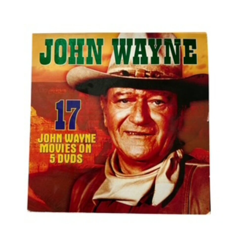 John Wayne 17 Western Movies on‎ 5 DVDs Collection